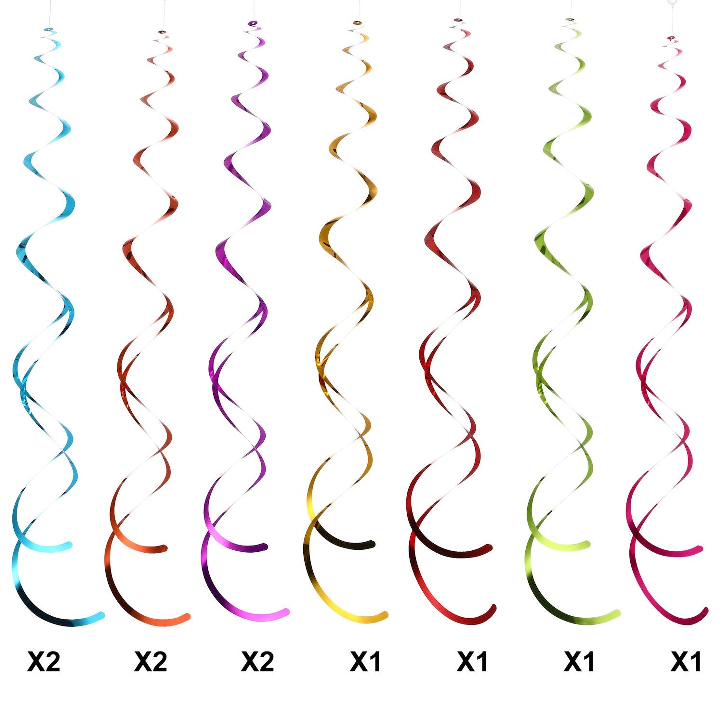 60'S Hippie Theme Party Foil Swirl Decorations, 60S Groovy Party Retro Flower Cutouts Peace Sign Hanging Swirls Ceiling Decorations For 60S Hippie Theme Groovy Party Supplies, 30 Count (Simple)