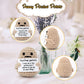 Positive Tulip, Soft Knitted Crochet Tulip with Encouragement Card Inspirational Positive Plant Crochet Flower Wool Doll Emotion
