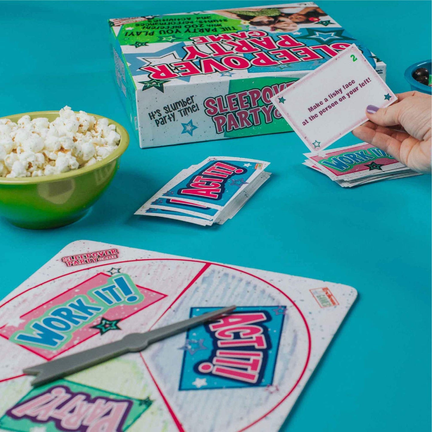 Endless Games Sleepover Party Activity Game for Kids Ages 8+ - Multi Color, Model 580, Paper Material