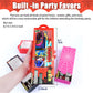 146Pcs Hero Party Favors for Kids, Goodie Box Stuffers Include Mini Notebooks Slap Bracelets Keychain Blowing Dragon Stickers St