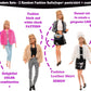 Doll Clothes And Accessories Doll Including 2 Chill Modern Suits 2 Tops 2 Pants Fashion Outfits 2 Chic Dresses 11 Handbag 10 Shoes 2 Glasses For 11.5 Inch Girl Dolls Fashion Dress Up Set