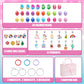 Happytime Charm Bracelet Making Kit For Girls Jewelry Making Supplies Beads Unicorn Mermaid Arts And Crafts Girls Toys Age 6-8