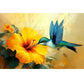 Jigsaw Puzzles 1000 Pieces for mature-themeds Jigsaw Puzzle 1000 Piece Wooden mature-themeds Children Puzzles - Hummingbird Picking Flowers Decorations DIY Leisure Game Toy Suitable Family Friends