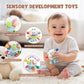 LUCKFUTURE Montessori Baby Toy Set, 8-in-1 Educational Sensory Toys for 6-18 Months, Silicone, Ideal Gifts for Boys & Girls