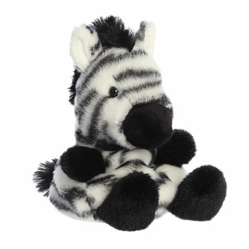 Aurora Adorable Palm Pals Gr?vy Zebra Stuffed Animal - Fun Collectible Plush for Kids and mature-themed Collectors - Perfect for Decorating Rooms and Birthday Gifts - White 4 Inches