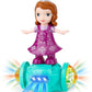 Zest 4 Toyz Musical Toy For Kids 360 Degree Rotating Dancing Dolls For Girls With Light & Sound Toy Bump And Go Activity Play To