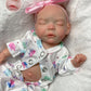 Aniiyy 10 Inch Silicone Newborn Baby Doll, Open Mouth Lifelike Girl Doll
