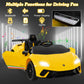 Licensed Lamborghini Huracan Ride on Car by INFANS, 12V Kids Electric Vehicle Battery Powered Toy with Remote Control, LED Light