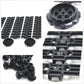 Ttlyhek Technical Chain Wheel Part Compatible With All Major Brands, Moc Parts Rc Tank Tracks Diy Accessories (154 Pcs)