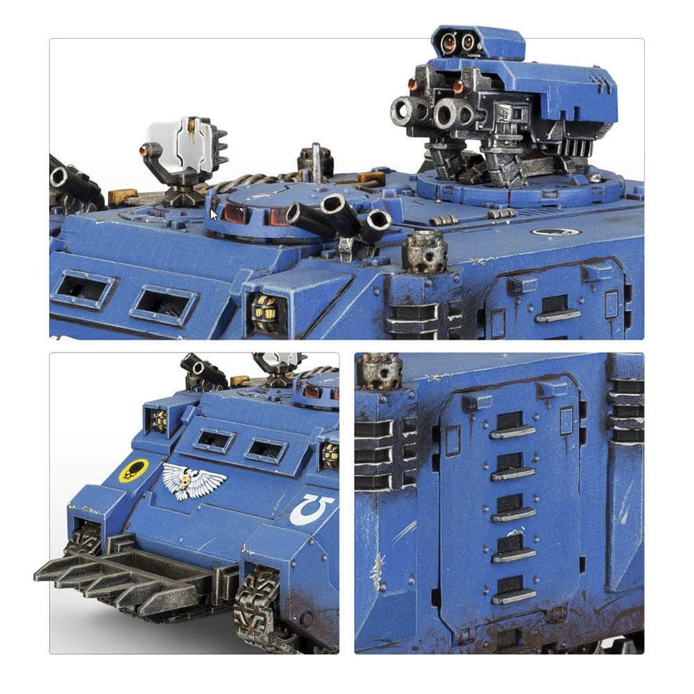 Games Workshop 99120101227' Space Marine Razorback Game, Black
