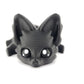 Cute Fox Desk Buddy, Articulated 3D Printed Fidget, 7.5 Inches, Authorized Seller (Black)