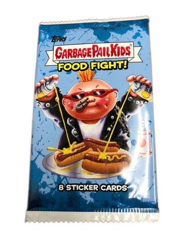 Topps 2021 Gpk Garbage Pail Kids Food Fight! - 5 Foil Packs - 8 Stickers Per Pack
