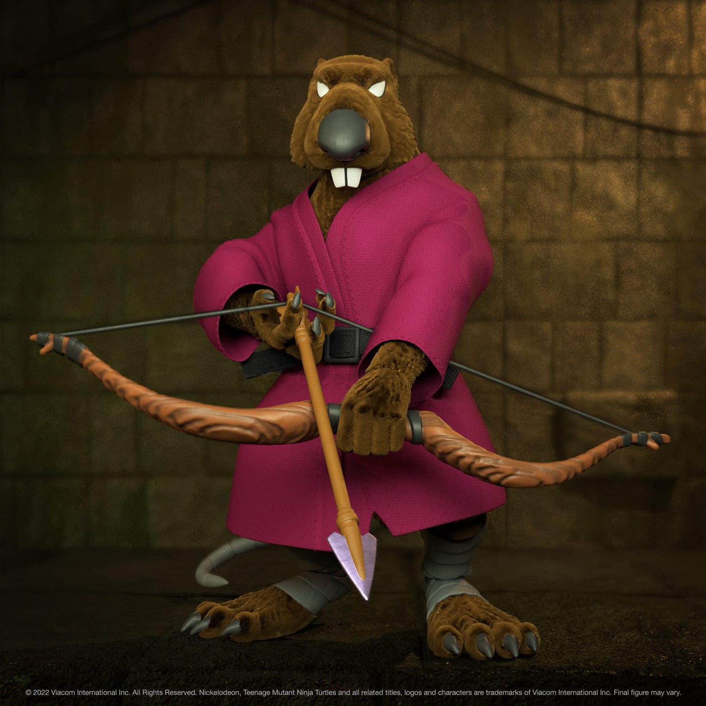 Super7 ULTIMATES! TMNT Splinter Action Figure 7" Scale Multicolor Classic Cartoon Collectible