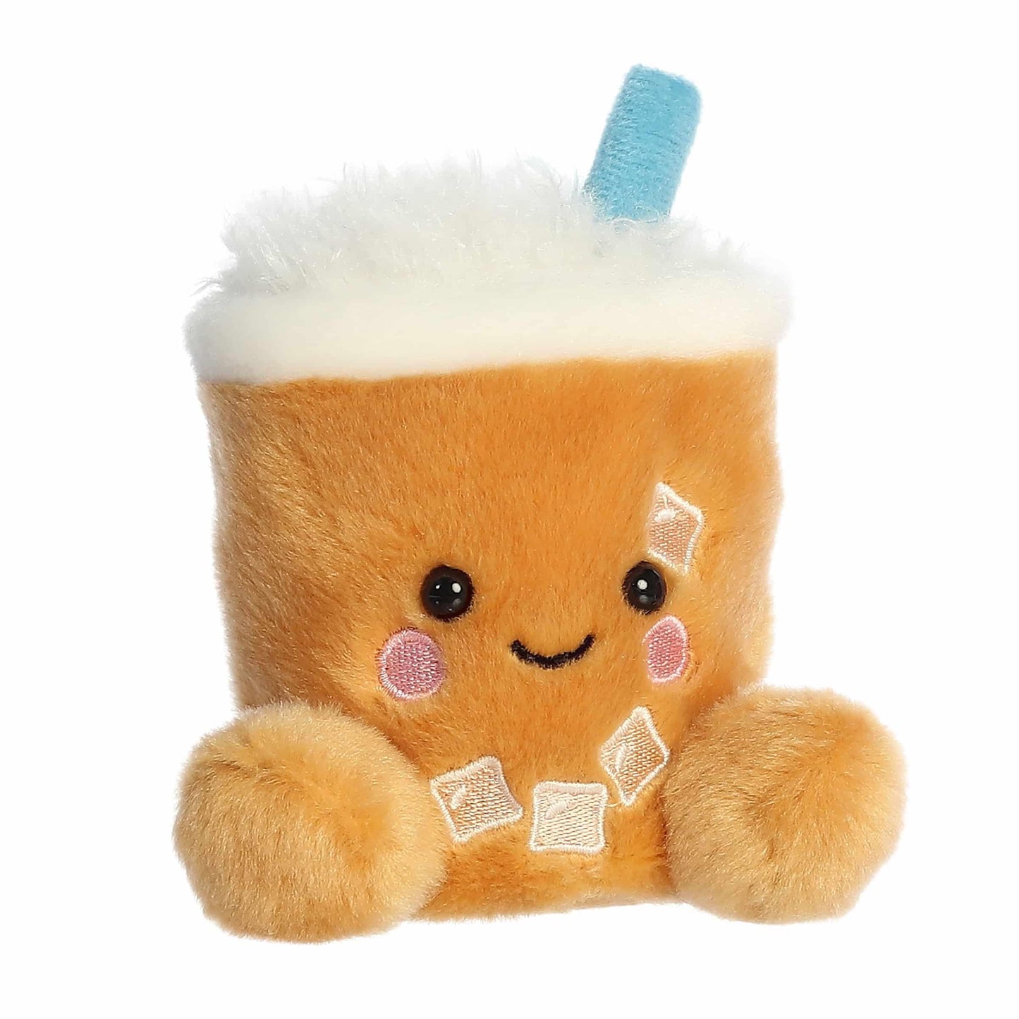 Aurora® Ashley Iced Coffee™ Palm Pals™ Plush - Brown, Small, 5 Inches, Collectible Stuffed Animal for Kids & Adults