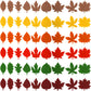 Fall Tree of Thanks Craft Kit Felt Fall Decorations Fall Tree Board with 60 Pieces Autumn Leaf Maple Leaves Ornaments Autumn Bul