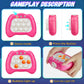 Acvens Quick Push Game For Kids 8-12,Pop Sensory Fidget Toys For Kids 6-12,Birthday Gifts For Boys And Girls (Dark Pink)