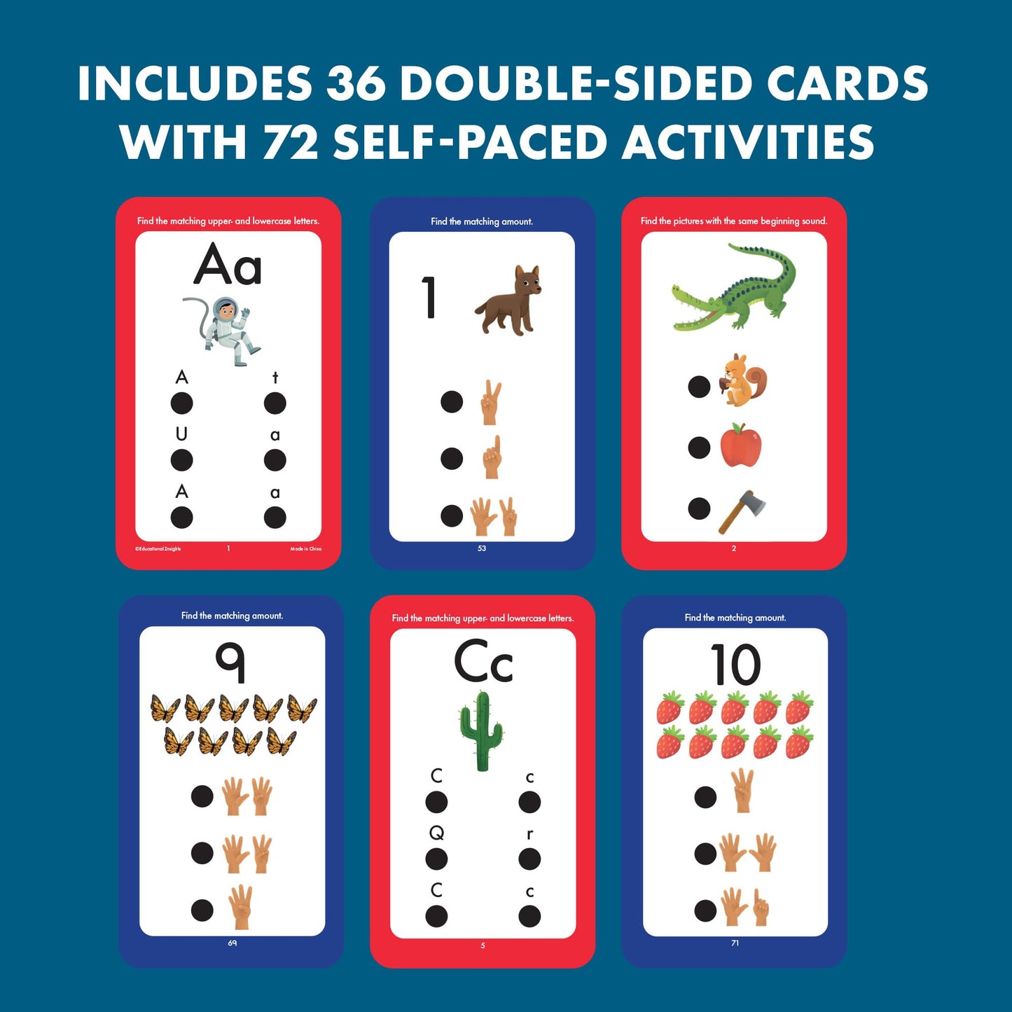 Educational Insights Hot Dots? Preschool Prep Set - Toddler Learning Workbooks, Reading And Math Games, Abc Flash Cards, Homesch