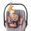 Itzy Ritzy - Musical Pull-Down Toy - Bitzy Notes Baby Musical Toy Attaches to Car Seat, Play Gym, or Stroller & Plays a Soothing