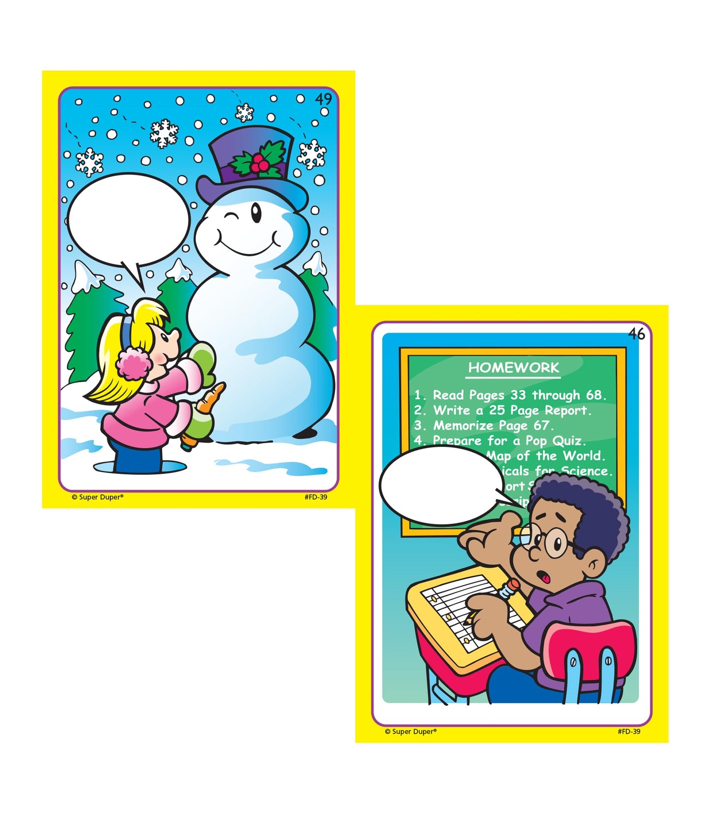 Super Duper Publications | Whats Being Said? Fun Deck Flash Cards | Educational Learning Resource for Children