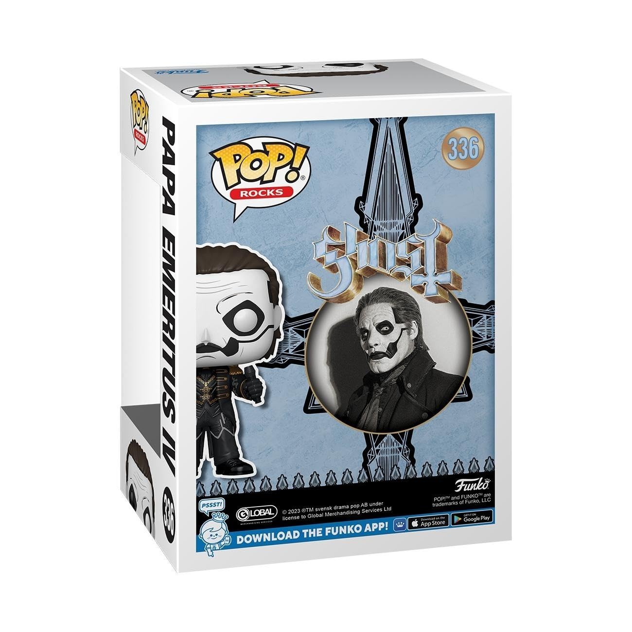 Funko POP! Rocks Ghost - Papa Emeritus IV Vinyl Figure - Multicolor Collectible - Model 72565 - Perfect Gift for Music Fans