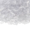Feleph Transparent Clear 1×2 Tile ×700 Parts And Pieces Flat Bricks, Bulk Building Blocks For Smooth Surface Wall Floor, Toy Accessories Compatible With Major Brands