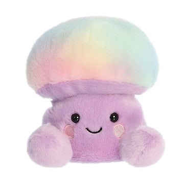 Aurora Adorable Palm Pals Lunette Mushroom Stuffed Animal - Pocket-Sized Play - Collectable Fun - Purple 5 Inches