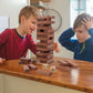 Canuan Wooden Blocks Stacking Games  54PCS Tumbling Tower Game for Kids mature-themed and Families  Wooden Stacking Tower Montessori Toys Tabletop Games Party Games with Storage Box