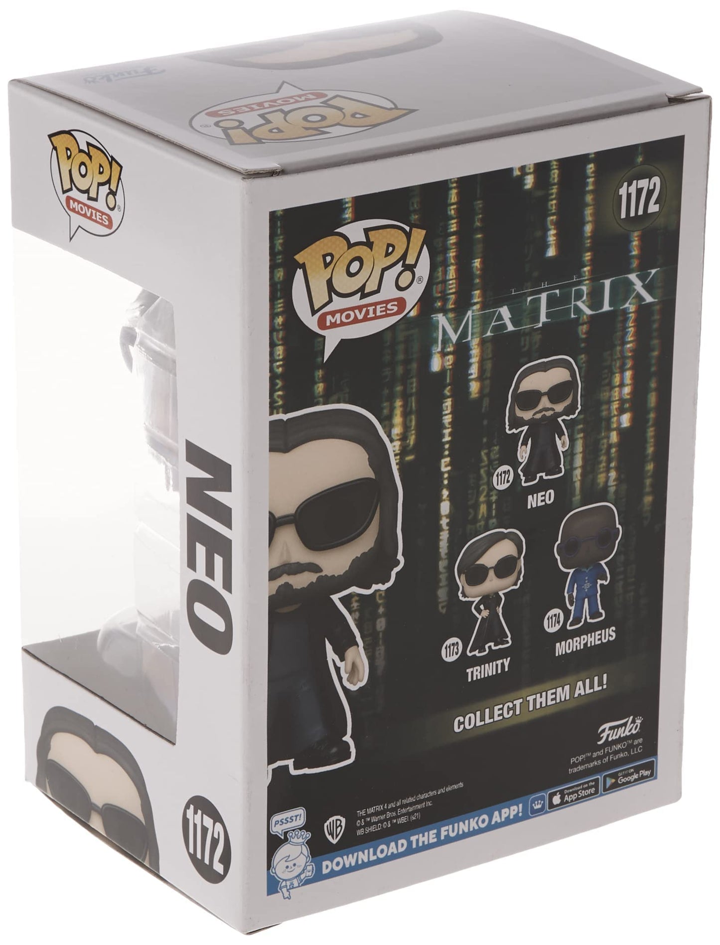 Funko POP! Movies Neo Vinyl Figure - 4 inch Multicolor - Model 59253 - The Matrix Resurrections Collectible