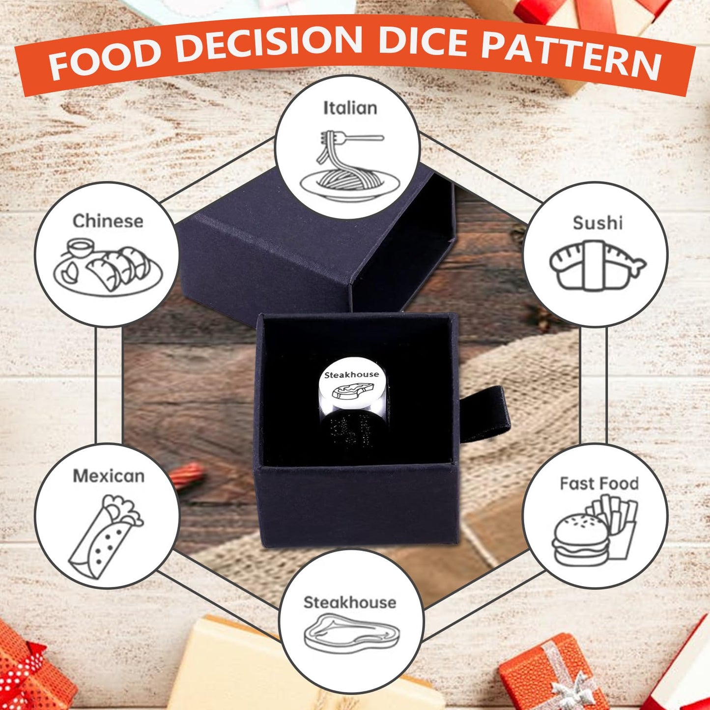 Valentines Day Gifts for Her Him Couples Gift Ideas Food Decision Dice Games Anniversary Birthday Valentines Gifts for Boyfriend