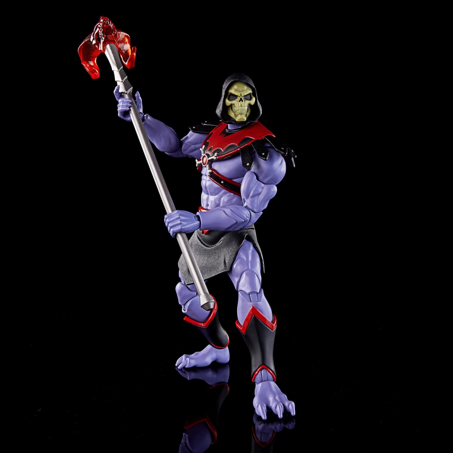 Masters Of The Universe Masterverse Action Figure Horde Skeletor, Collectible With 30 Articulations, Soft Goods Cape, Swap Hands