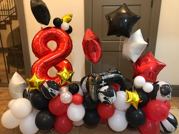 Number 8 Balloon 40 Inch Red Party Decorations, Large Mylar Foil Helium Balloon Birthday For8 18 28 80 1989 Decorations Party Su