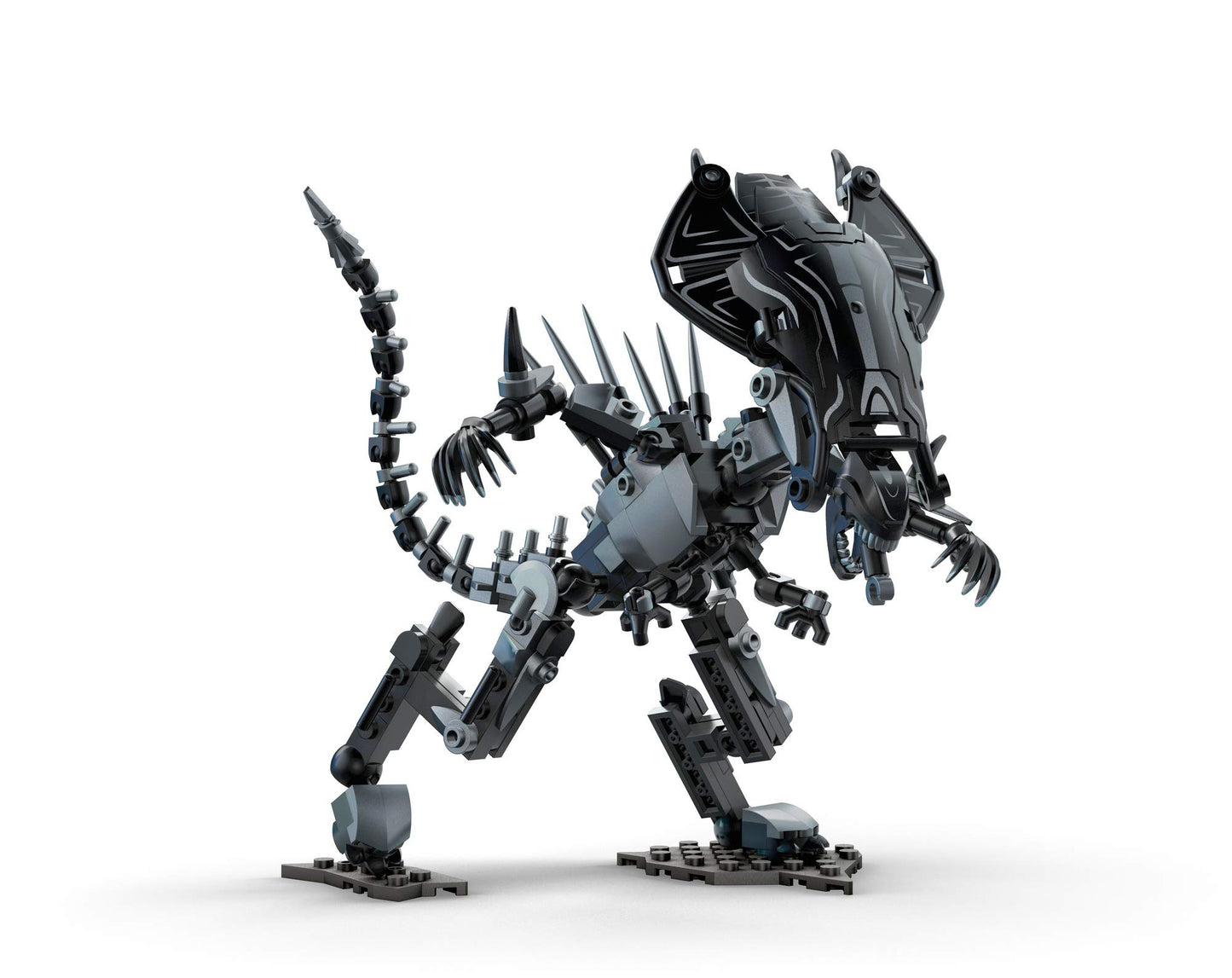 MEGA Mega Construx Black Series Alien Queen Building Set, Multi-color, Model GPH25, Durable Polypropylene