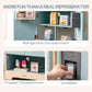 Robotime Toy Kitchen Wooden Fridge, Play Refrigerator For Kids & Toddlers, Wooden Fridge Freezer Set With Ice Maker And Foods, P