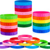 Gejoy 60 Pcs Jesus Loves You Silicone Bracelets Bulk Colorful Christian Religious Jesus Rubber Wristbands Bible Verse Rubber Ban