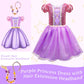 Meland Princess Dress Up - Dress Up Clothes For Girls With Toys,Christmas Birthday Gift For Toddler Girls 3,4,5,6,7,8 Years