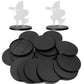 Evemodel 15Pcs 100Mm Round Bases For Wargames Table Top Military Simulation Scene Abs Plastic