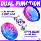 MAGICYOYO K2 Crystal Yoyo 2 Pack - Professional Responsive Yoyo for Kids & Beginners, Medium, Purple Pink Gradient & Crystal Black