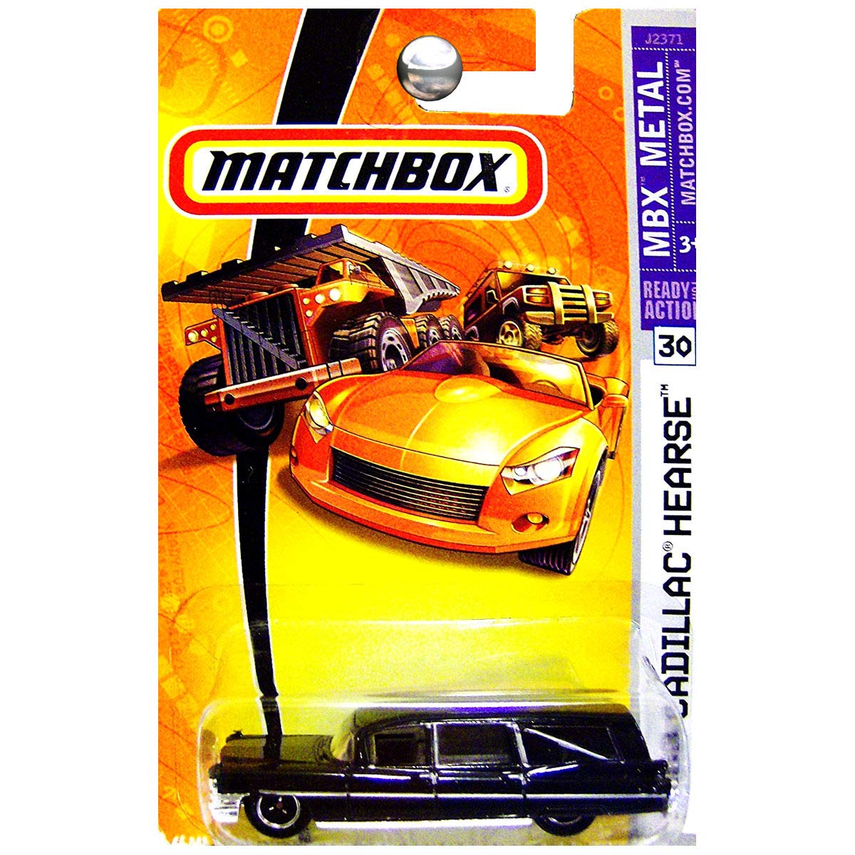 Matchbox 2007 MBX Metal 1963 Cadillac Hearse Funeral Black #30