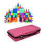 Aproca Hard Storage Travel Case for PicassoTiles 100/60 / 42 Piece Set Magnet Building Tiles (Red)
