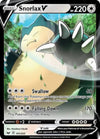 P - Snorlax V Ultra Rare 141/202 decorative replica blade and Shield Base Set