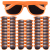 Fepito 30 Pieces Party Sunglasses Bulk For Birthday Party Supplies Treat Bag Fillers For Beach Pool Party Toys, Orange
