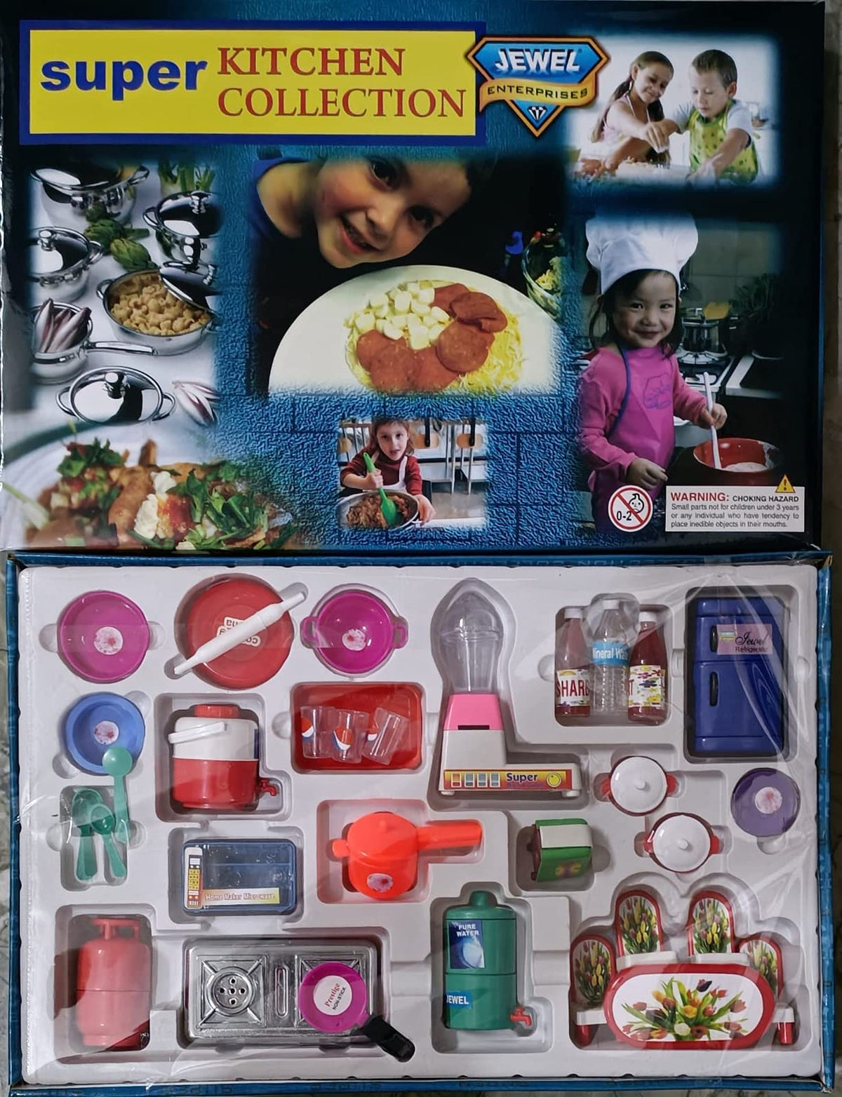 BhavikTraders Kitchen 36 Pcs Mini Utensils and Plastic Non Toxic Indian Kitchen Set Great Kitchen Toys for Indoor Game Best for 