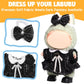AICase for Labubu Clothes/for Labubu Outfits Clothes Set for 17cm Lububu Doll 2 Piece enhanced Dresses Set elegant Clothing for LA BUBU Girls Stylish Adorable Dolls Clothes Accessories (No Doll)_02