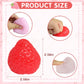 3 Pcs Big Taba Squishies Strawberry Squishy Stress Relief Toys  Handmade Soft Squishies Fidget Toys Squeeze for Party Favors Office School OPP Packaging (3 Pcs Big Strawberry)