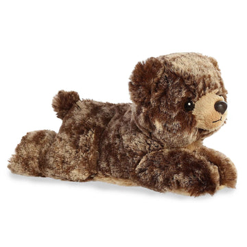 Aurora® Adorable Mini Flopsie™ Brownie Bear™ Stuffed Animal - Playful Ease - Timeless Companions - Brown 8 Inches