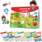 Magictodoor Spanish Busy Book for Toddlers, Montessori Preschool Learning Activities, 14 Bilingual Themes (English/Spanish)  Qu