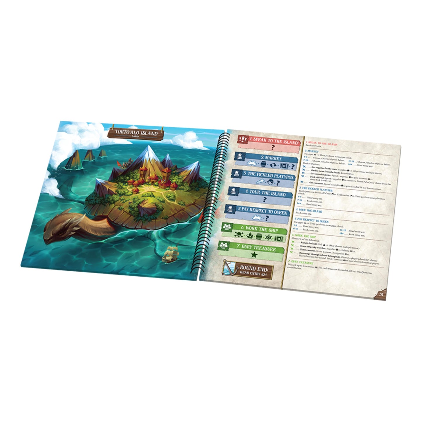 Plaid Hat Games Forgotten Waters Board Game - Cooperative Strategy Game for 3-7 Players, Ages 14+, 2-4 Hour Playtime, Cardboard