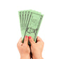 LEARNING ADVANTAGE Five Dollar Play Bills - Set of 100 $5 Paper Money for Teaching Currency & Math - Small, Multi, Model 7519