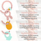 Easter Silicone Teething Toys, 3 Months+, Infant Baby Easter Basket Stuffers For Babies, Baby'S Easter Egg Rabbit Carrot Teether