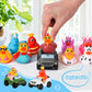 24 Pcs Jeep Ducks Rubber Ducks, 3.5 Inch Jeep Ducks For Ducking, Jeeps Suitable For 2 Inch Ducks, 12 Rubber Ducks Assortment Wit
